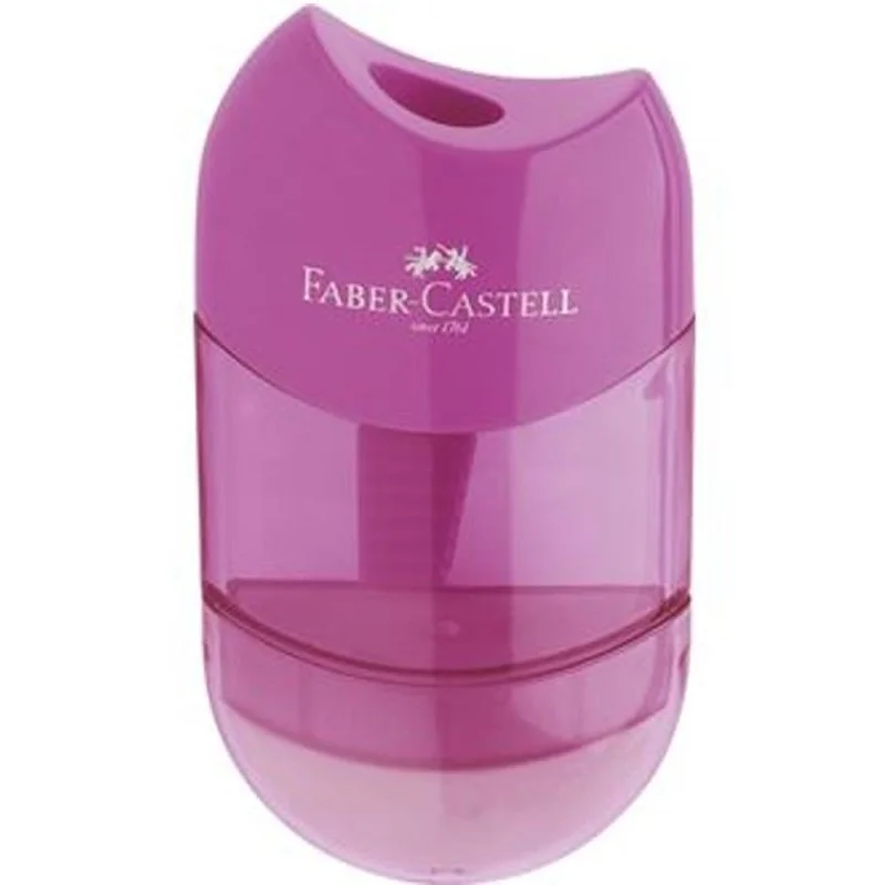 faber-castell-viskelaeder-blyantspidser-kombi-mini-pink-183601
