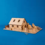 Bondegård Trælegetøj Bondehuset CrateIt