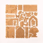 Enhjørning trælegetøj sæt til undervisning, kreativitet og fantasi for børn