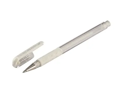 Hvid gel kuglepen fra Pentel
