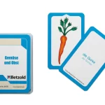 Kortspil med tyske Grøntsager og frugt