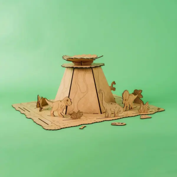 Trælegetøj Dinosaur CrateIt - byg selv
