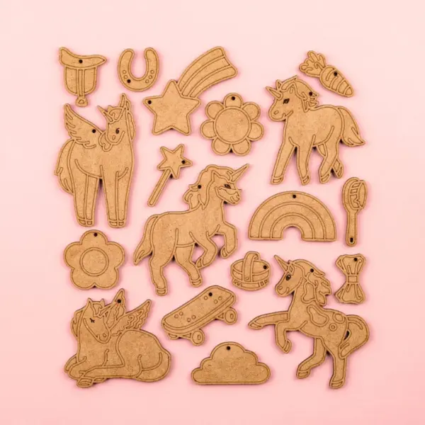 Enhjørning figurer Regnbuevenner til kreativ og fantasifuld undervisning