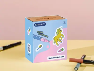 Enhjørning figurer Regnbuevenner til kreativ og fantasifuld undervisning