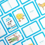 Lær tysk med kortspil til ordforråd om bondegården.