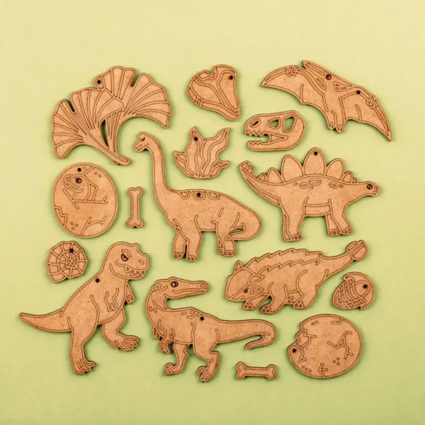 Dinosaur Trælegetøj crateit