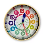 Vægur til børn lydløst- Læringsur til at lære klokken. Børneur.