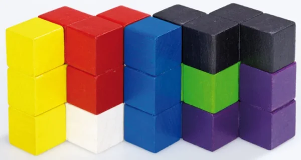 Soma Terning Farvet - Til undervisning i Matematik - Produktbillede 3