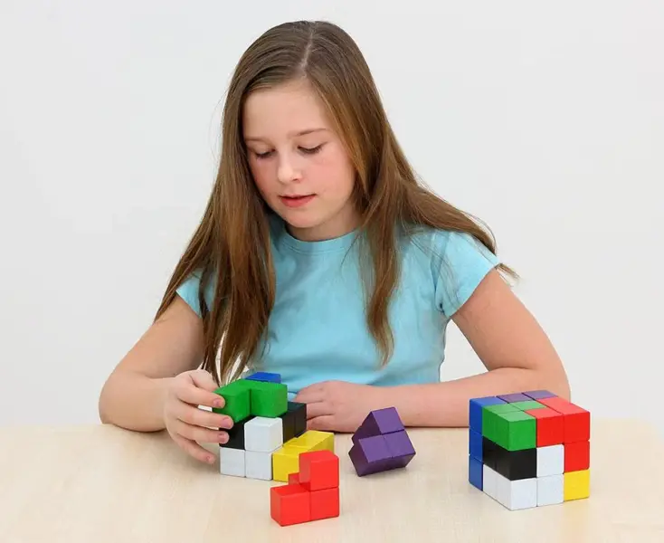 Soma Terning Farvet - Til undervisning i Matematik - Anvendelsesbillede