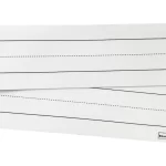 Magnetisk Skrivefelt whiteboard med skrivehus - hvid