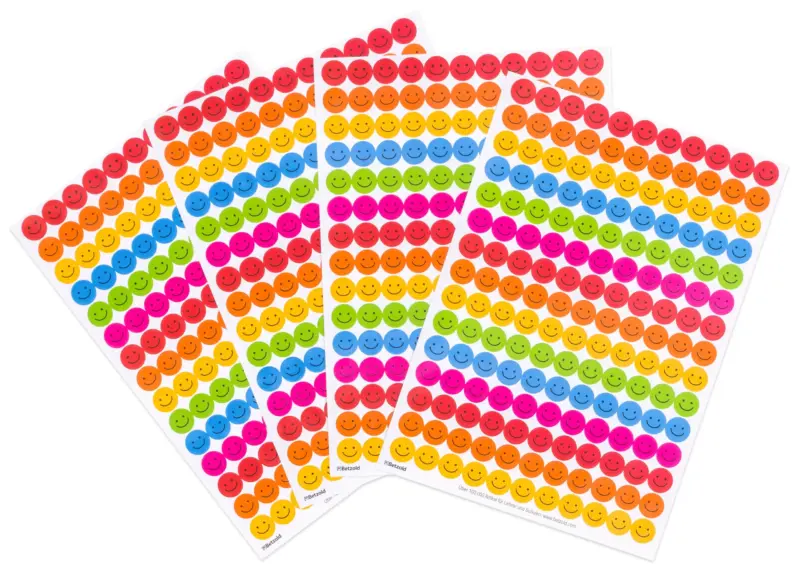 Belønningsklistermærker: Smileys