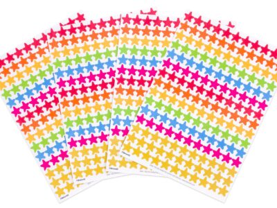 Belønningsklistermærker med Stjerner