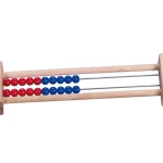 Kugleramme lille med 20 kugler - blå rød
