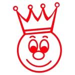 Stempel "Ansigt med Krone"