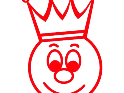 Stempel "Ansigt med Krone"