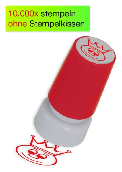 Stempel "Ansigt med Krone"