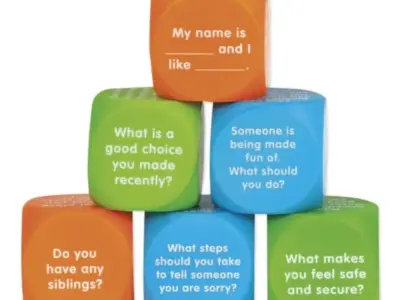 Engelsk "Selv-Reflektion" -Terninger, Mellemtrin og Udskoling