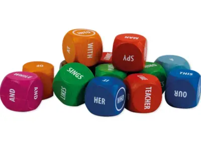 "Rollende Cubes" Engelsk Terningsæt