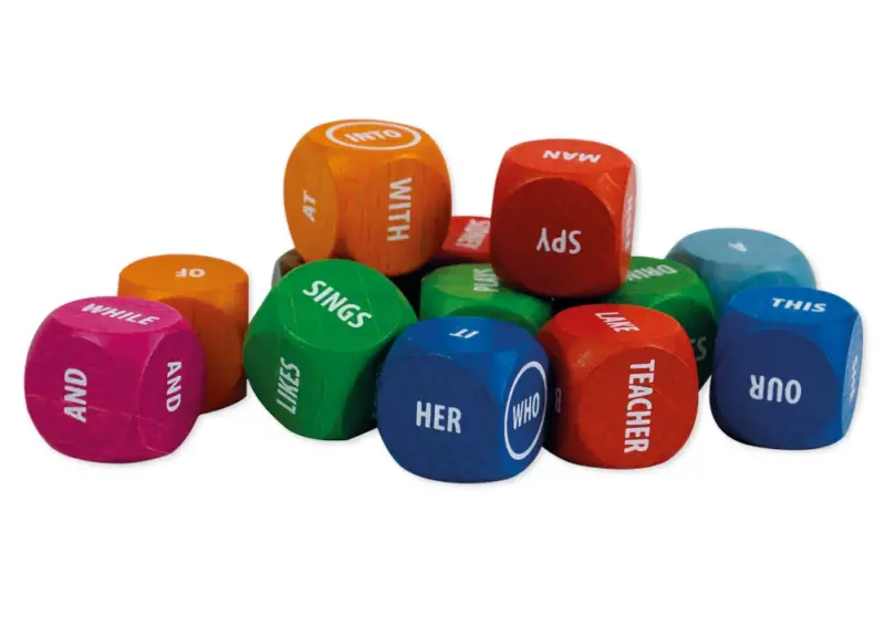 "Rollende Cubes" Engelsk Terningsæt