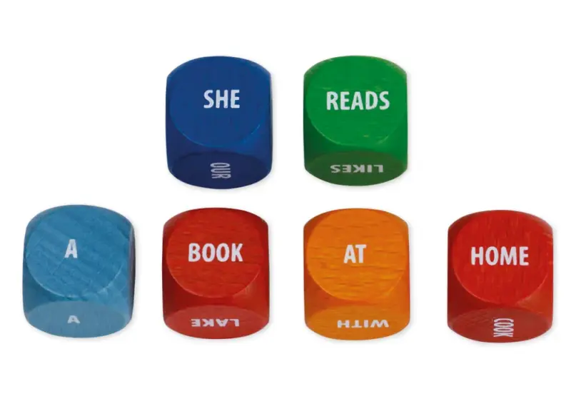 "Rollende Cubes" Engelsk Terningsæt