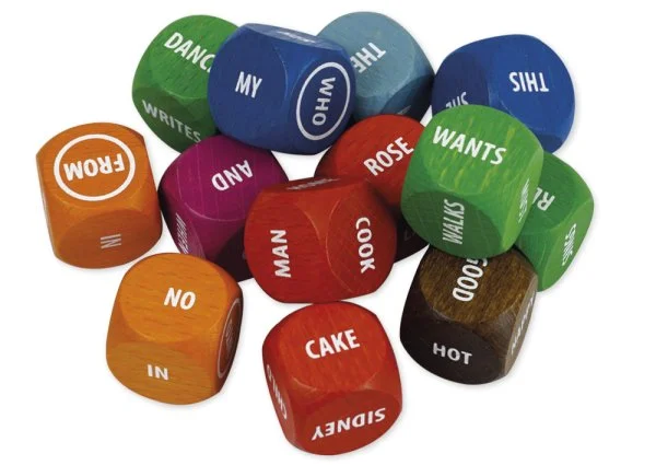 "Rollende Cubes" Engelsk Terningsæt