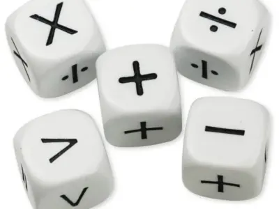 Matematik Tegn Terningsæt 5 stk
