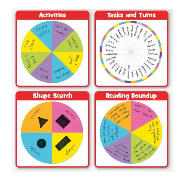 Magnetisk Lykkehjul "Undervisningshjulet"