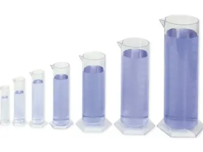 Målecylinder-sæt 10 - 1.000 ml, 7 dele