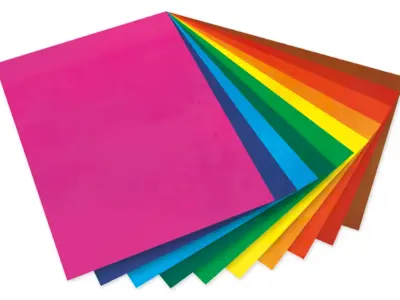 Kreativt Vinduesfolie Sæt i 10 Farver