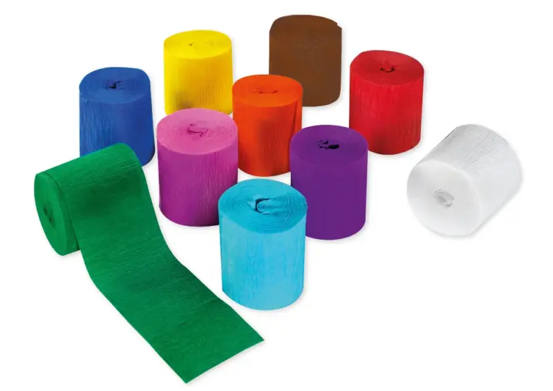 crepbånd i alle farver