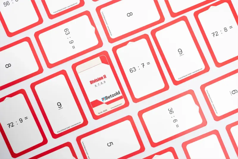 Kortspil til Matematik - Division 2: