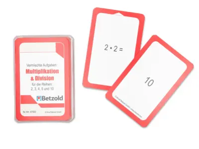Kortspil til Matematik Multiplikation og Division