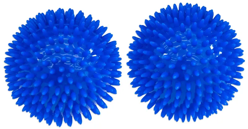 Massagebold pindsvinebold 10 cm blå