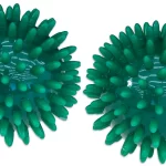 Massagebold pindsvinebold 7 cm grøn