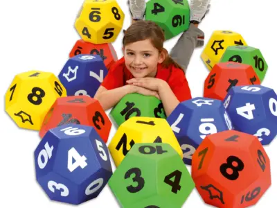 Stor Skumterning med tal til børn og leg