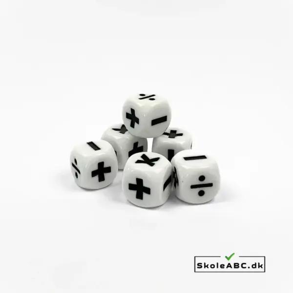 Terninger med Regnetegn - Matematik terninger.