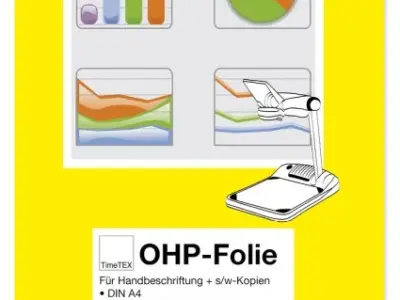 Overhead Folie - TimeTex (kopiering) - 100 stk. i boks