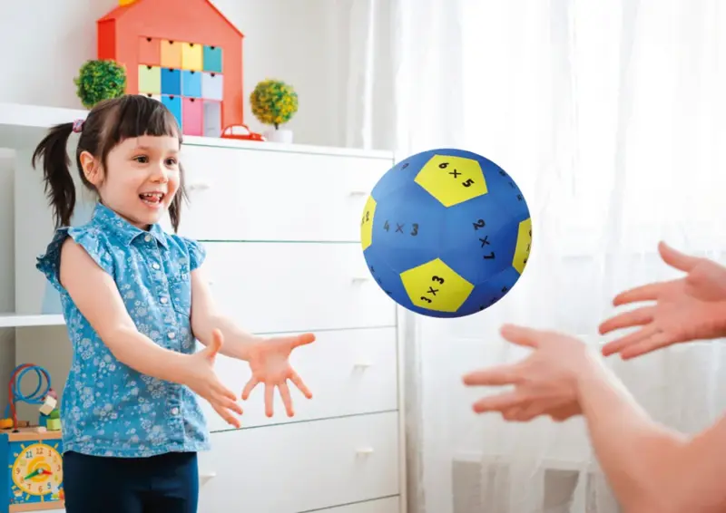 Læringsbold til Matematik - "Spil, Bevæg og Lær" - Lille 1x1