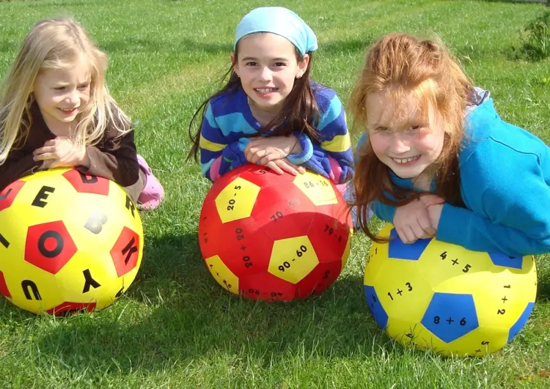 Læringsbold til Matematik - "Spil, Bevæg og Lær" - Lille 1x1