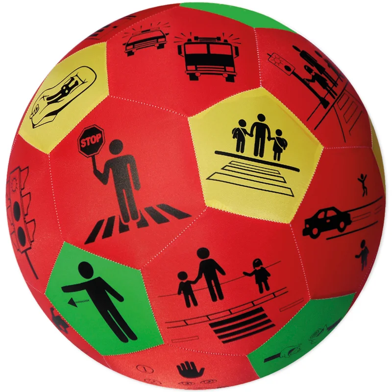 Læringsbold til Trafikundervisning " spil bevæg og lær"