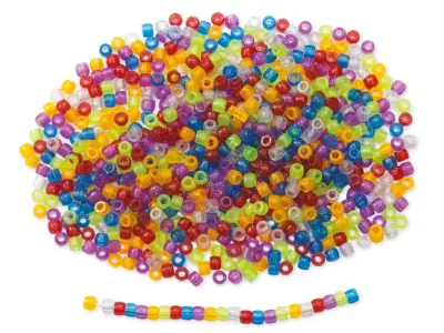 Glitter perler 1800 stk