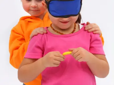 Blå Betzold Sensoriske Øjenmaske