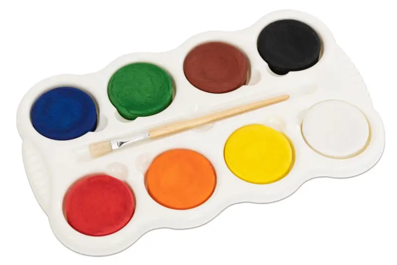 Farvepalet Stor til 8 Farver