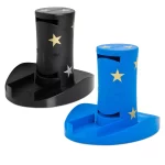 Magisk hat kortvender til at vende spillekort blå og sort