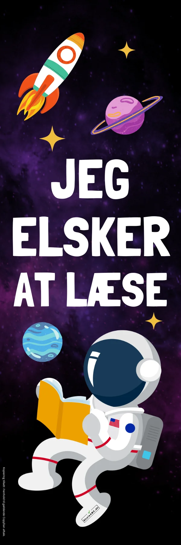 Bogmærke jeg elsker at læse