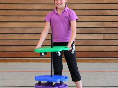 RulleBræt Børn - 6 stk. inkl. Stativ