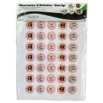 Klistermærker til Motivation med søde dyremotiver - store klistermærker- 240 stk. pr. sæt