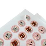 Klistermærker til Motivation med søde dyremotiver - store klistermærker- 240 stk. pr. sæt