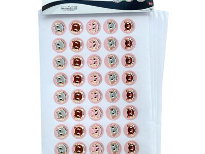 Klistermærker til Motivation med søde dyremotiver - store klistermærker- 240 stk. pr. sæt