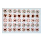 Klistermærker til Motivation med søde dyremotiver - store klistermærker- 240 stk. pr. sæt